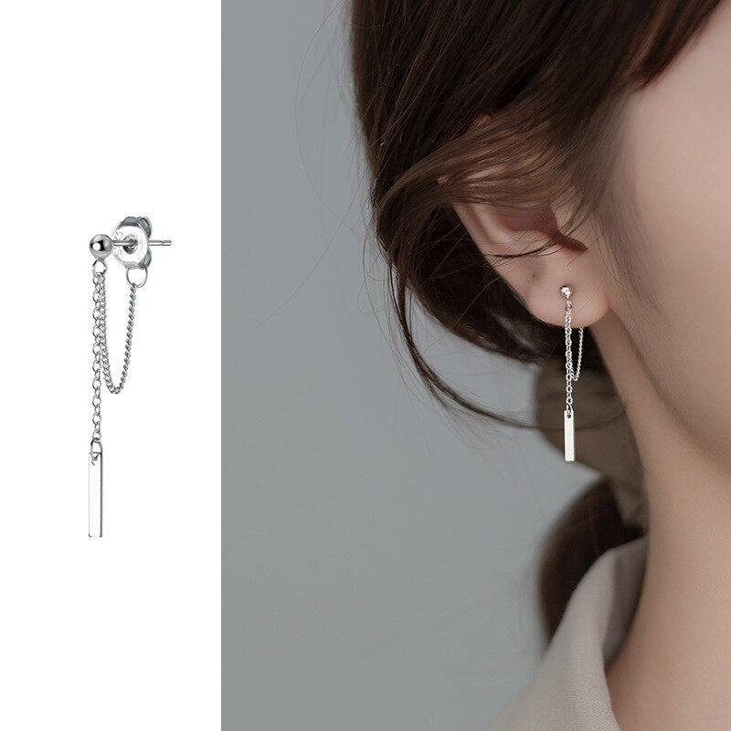 Sterling Silver Tassel Earrings