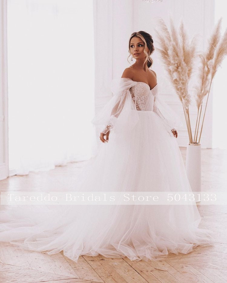 Wedding Detachable Bridal Dress